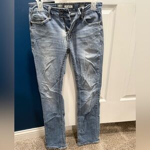 BKE Aiden Medium Blue Bootleg Jeans